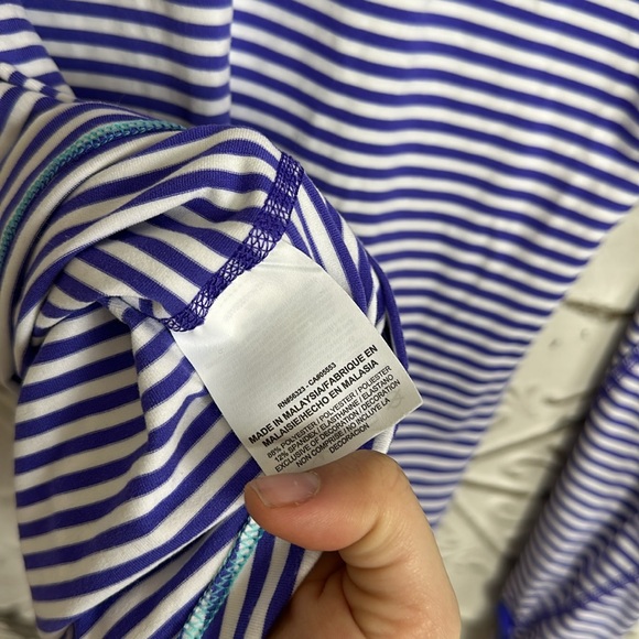 Like new Nike running striped quarter zip - Picture 6 of 7